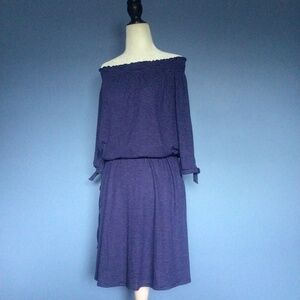 Sonoma Indigo Striped Blue Dress Size Small